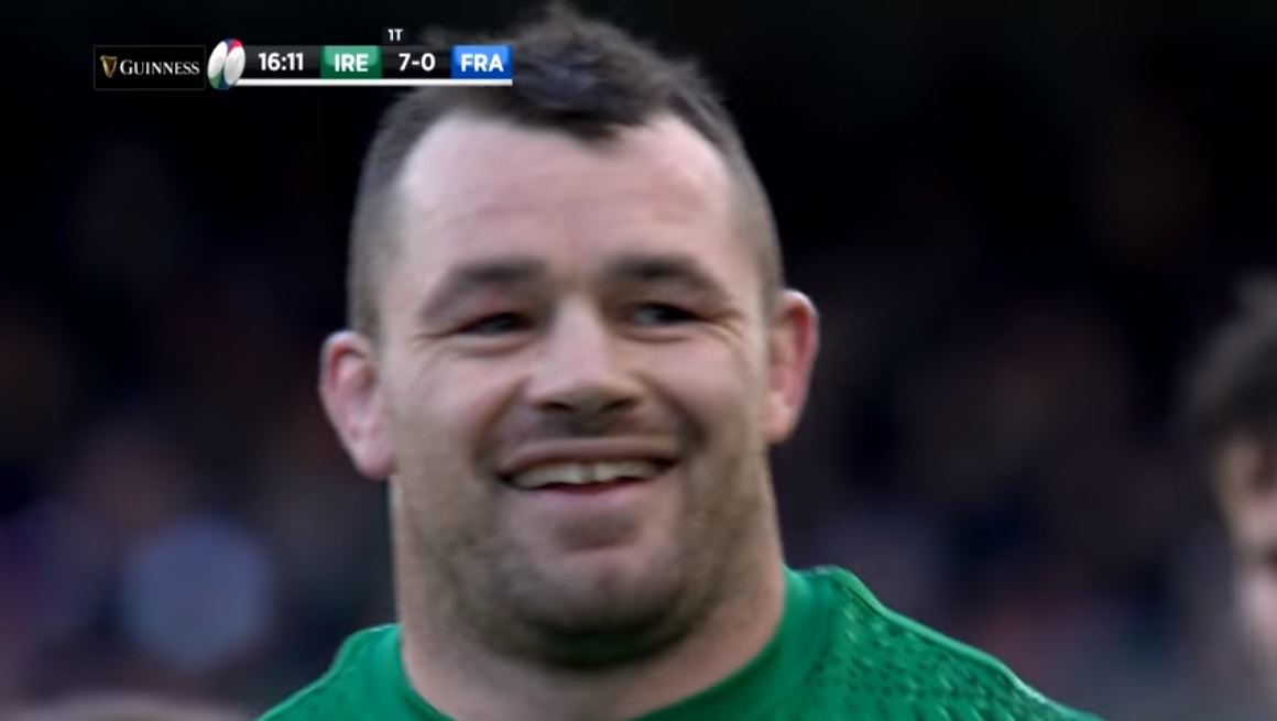 FOOTAGE: Cian Healy's excellent Law knowledge undone by damn sausage fingers