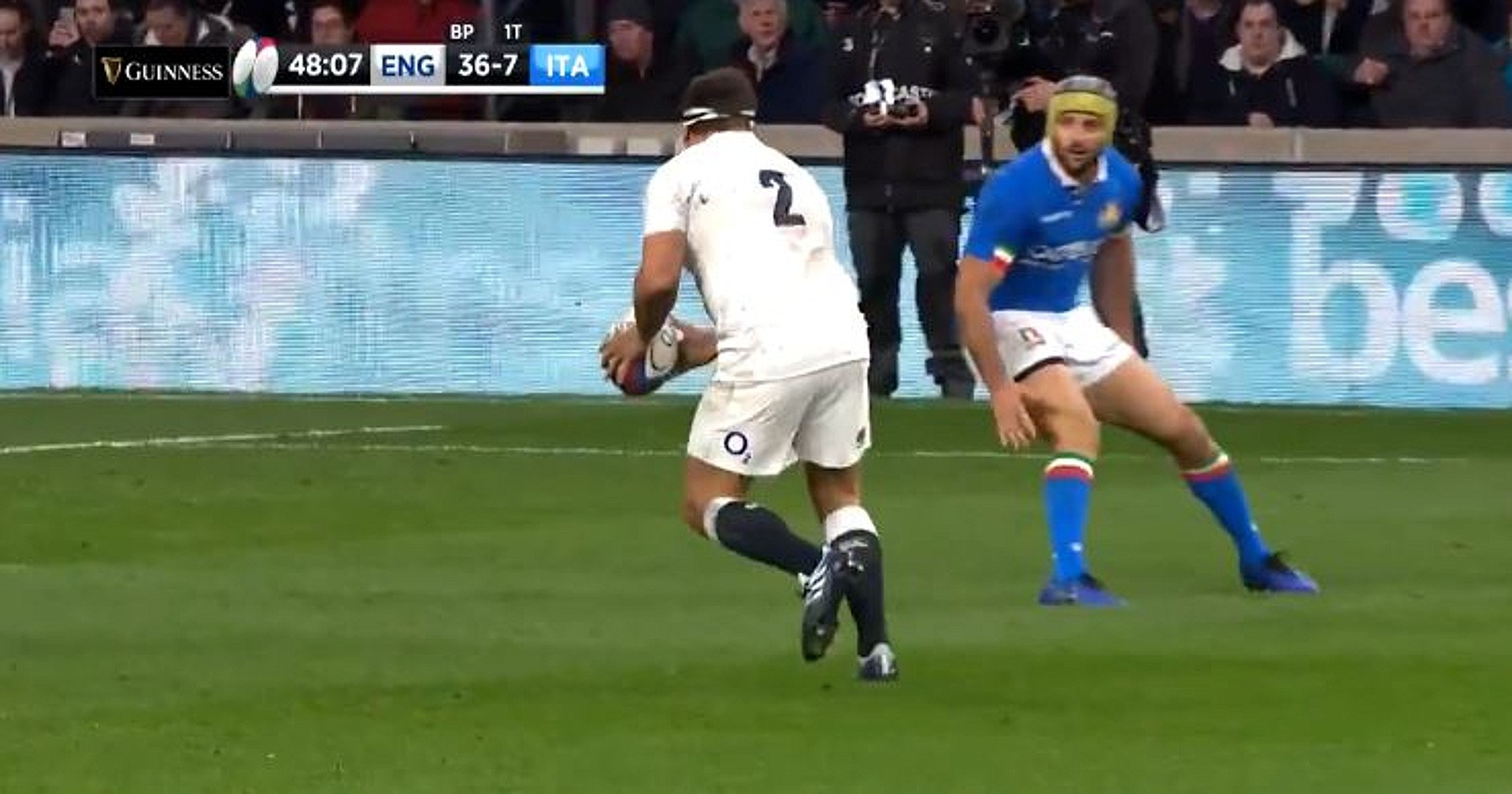 WATCH: This Jamie George piece of skill proves he could probably play 12 if needed