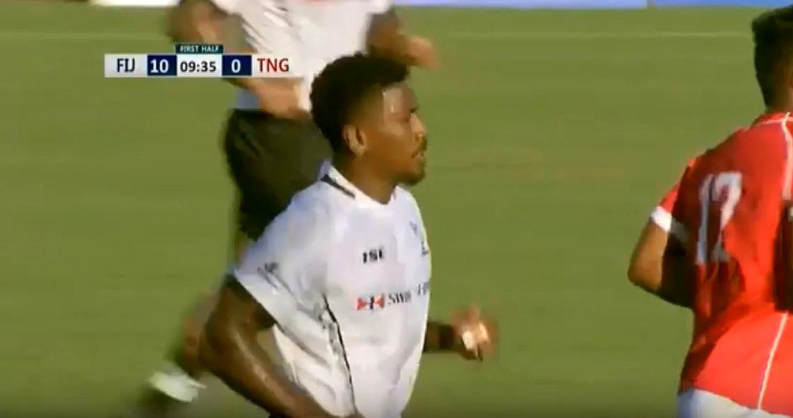 VIDEO: Fiji Warriors 9's monster 90 metre touchfinder show he's ready for call-up