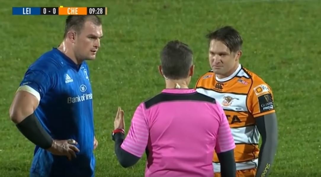 FOOTAGE: Nigel Owens' explains why he didn't red card Ox Nche for horror hit