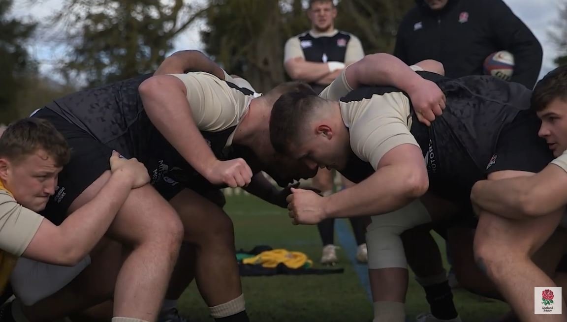 FOOTAGE: The Frenchman who masterminded England U20s evil scrum this year