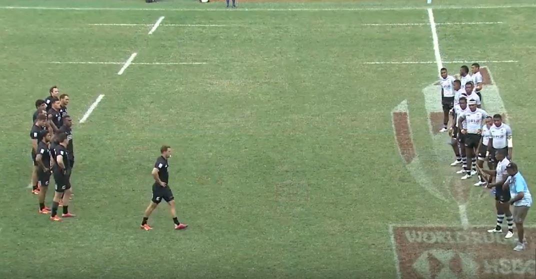 FOOTAGE: Fiji break routine ahead of clash with arch rivals NZ at the Hong Kong 7s
