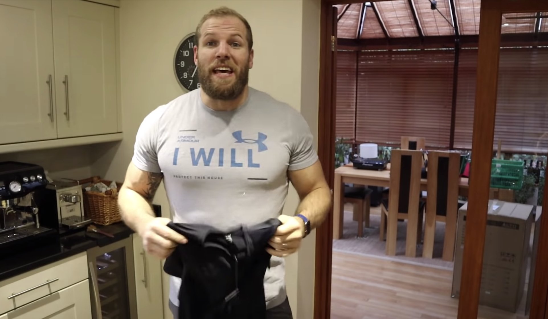 WATCH: Fans bemused as James Haskell tries to promote £45 "mineral infused" training top