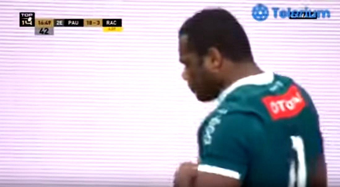 VIDEO: Fijian veteran scores a worldie against French giants