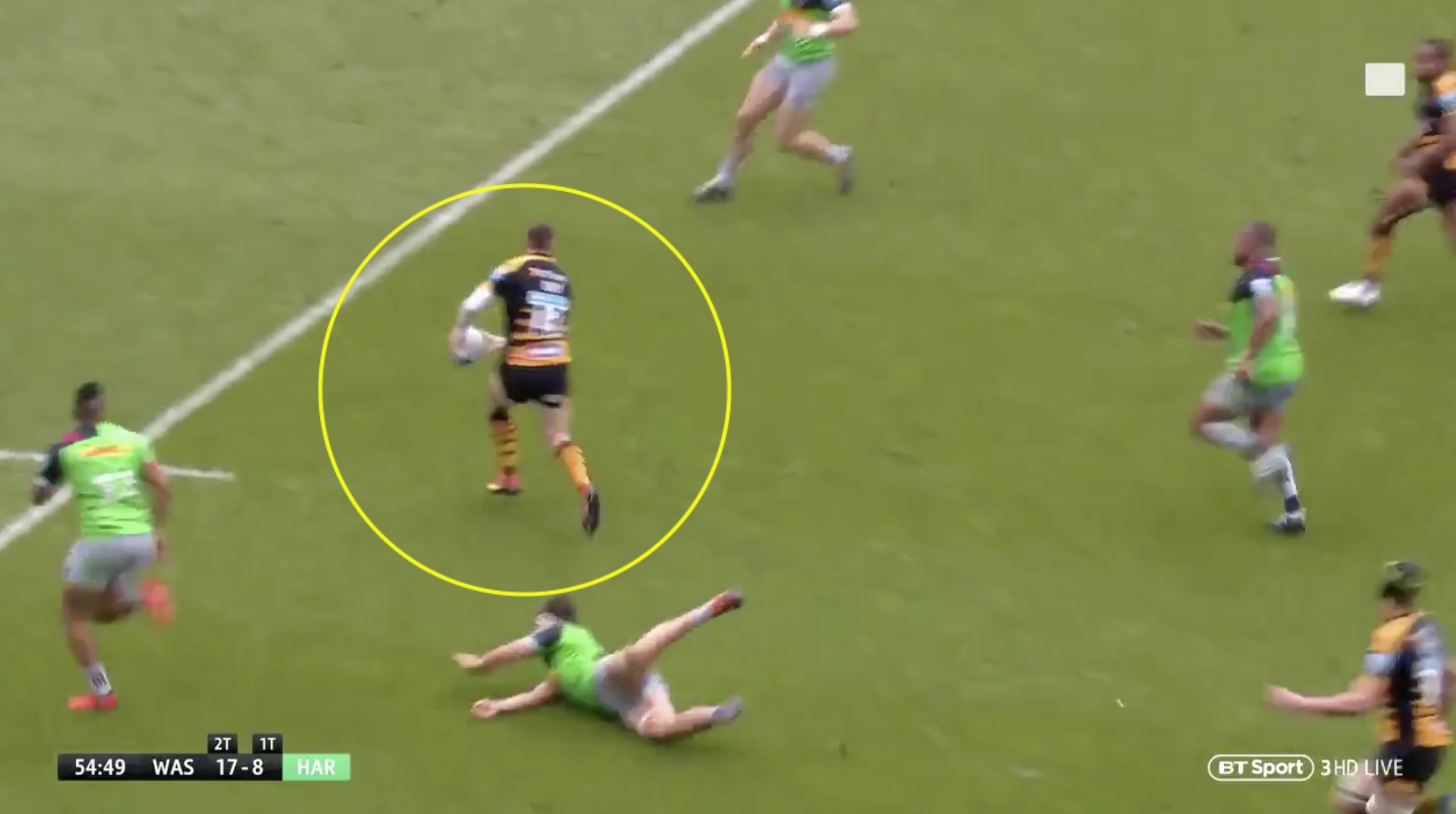 WATCH: Daly's unbelievable speed score shows why Saracens will be unbeatable next year