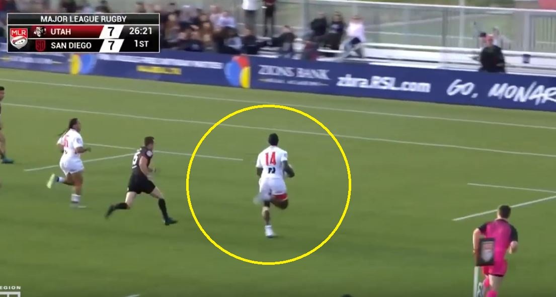 FOOTAGE: The giant 6'5 Fijian wing tearing up the MLR