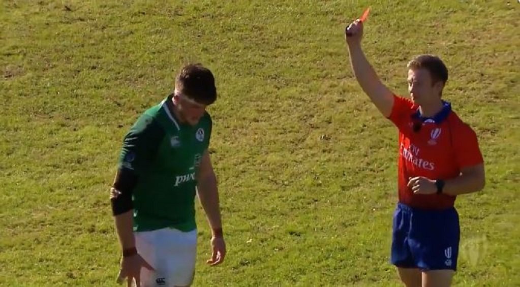 World Rugby U20s rocked by another RED CARD