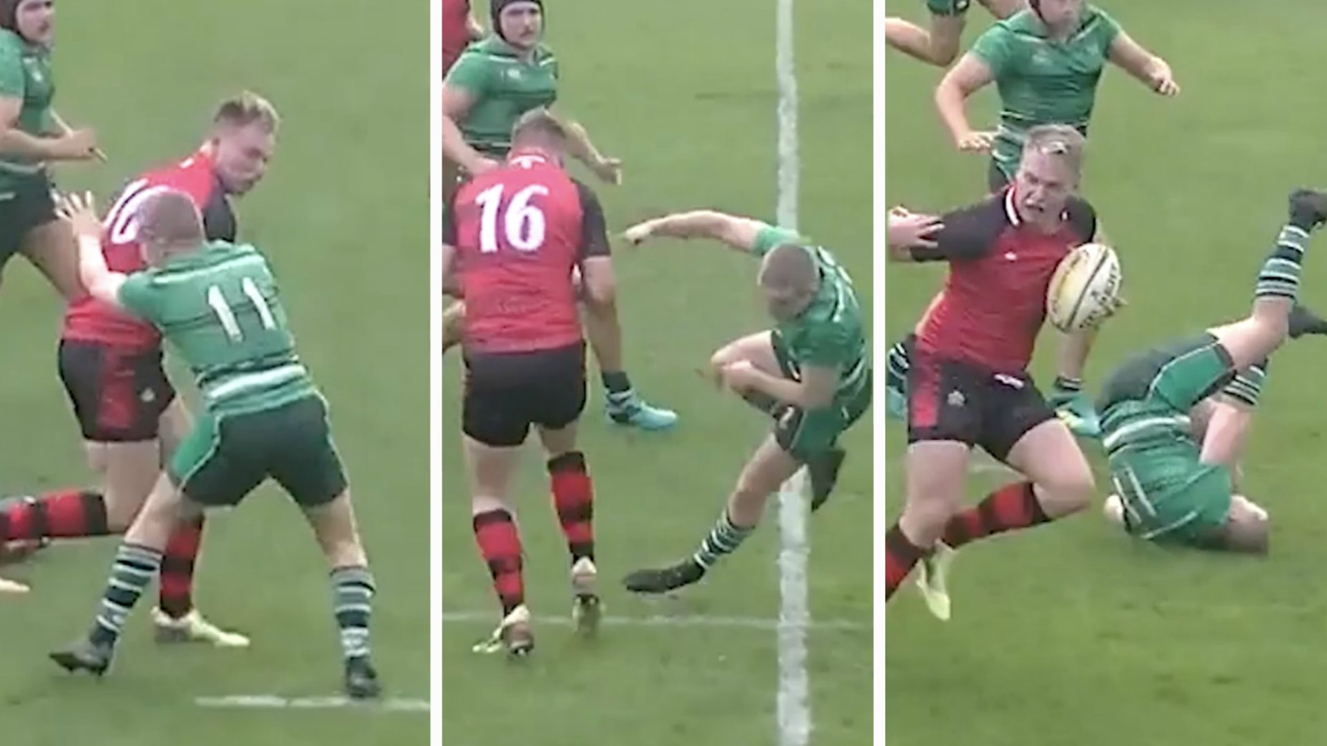 A highlight reel has dropped on England's Under 18 star Jack Clement and it's nothing short of child abuse