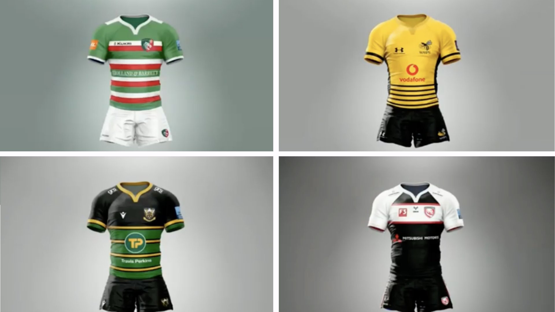 Someone has designed kits for all the Premiership teams and they are UNREAL