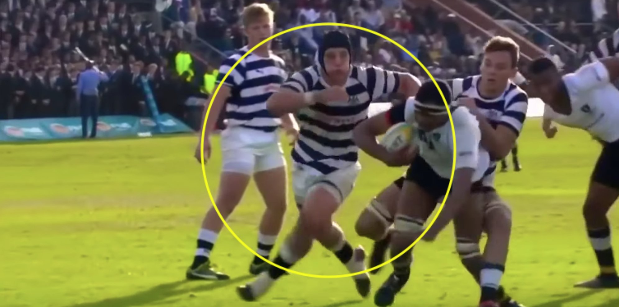 South Africa's Under 18 hooker is nicknamed "The Raging Bull" and it's clear to see why