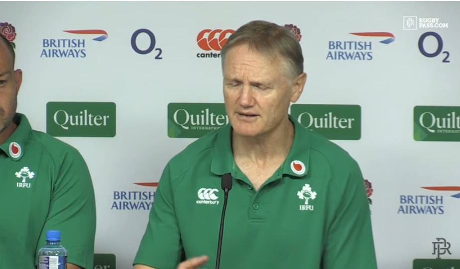 FOOTAGE: Joe Schmidt gives stunned press conference