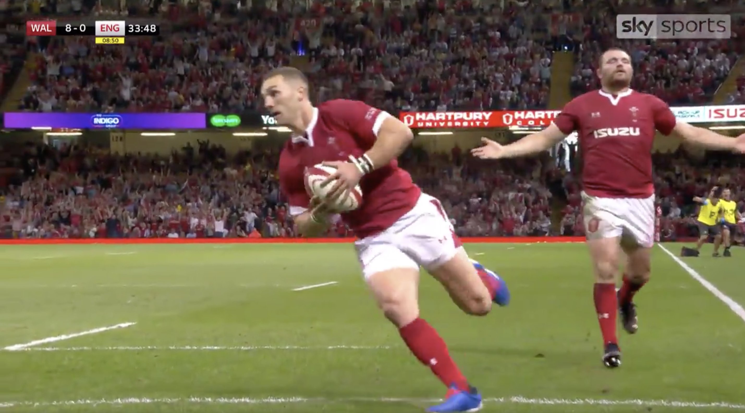 The try that secured Wales the Number 1 ranking in World Rugby