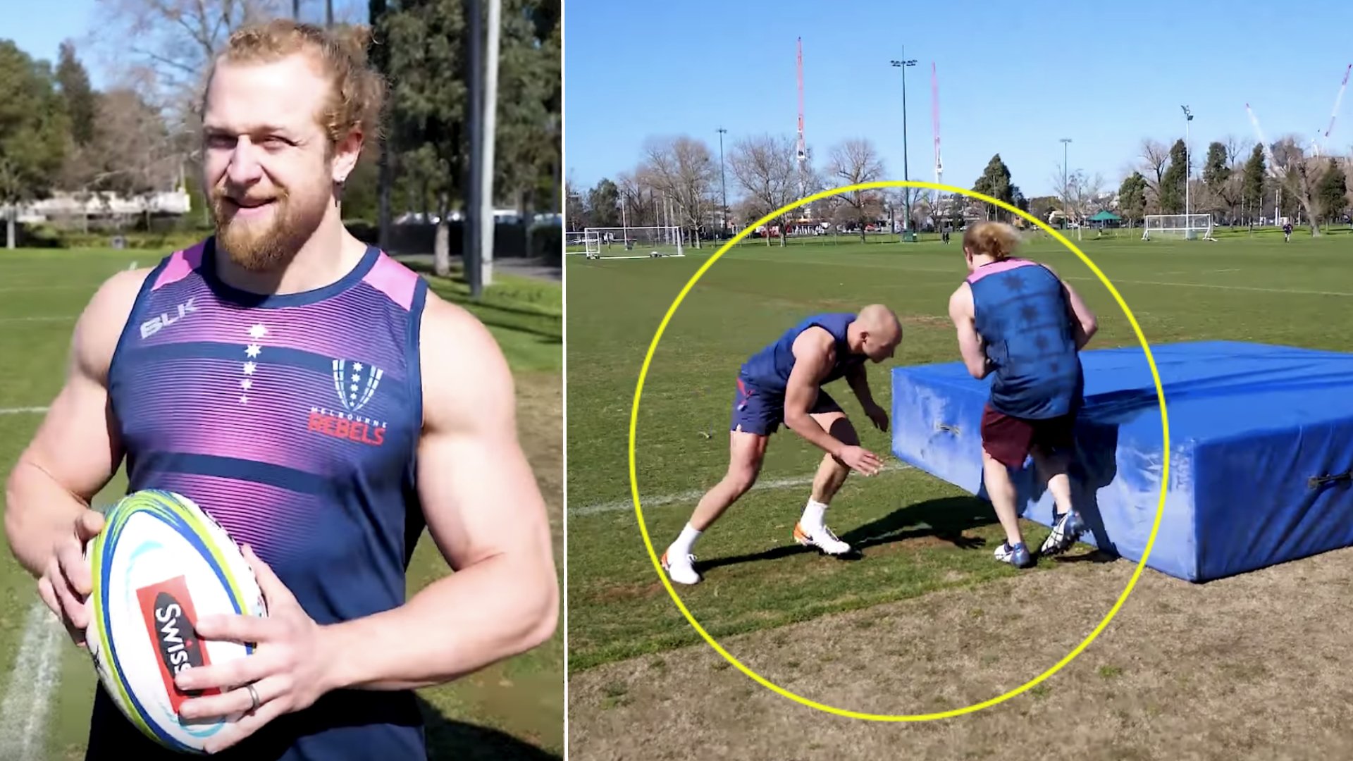 Bodybuilder experiences brutal introduction to rugby