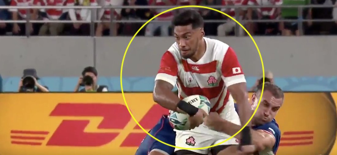 Japan summon inner Sonny Bill Williams with scintillating offload for first try
