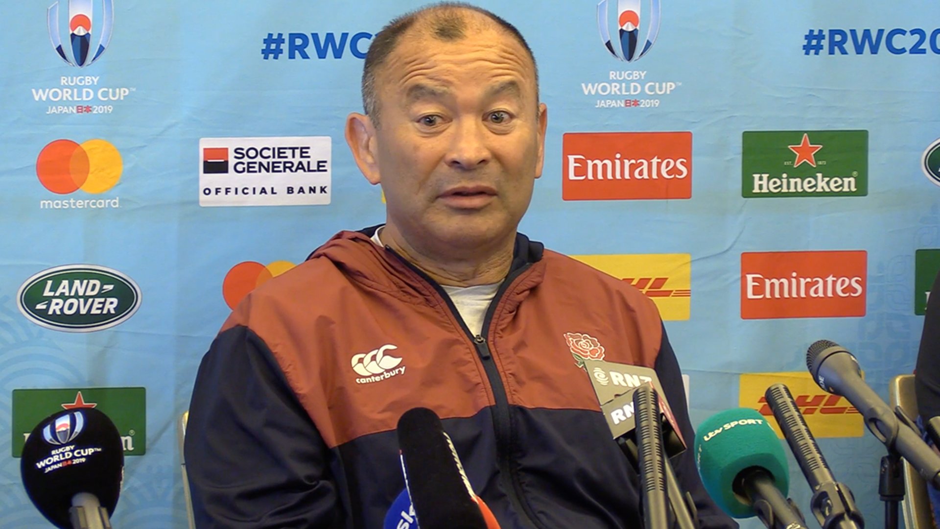 Eddie Jones claims England were spied on in training session