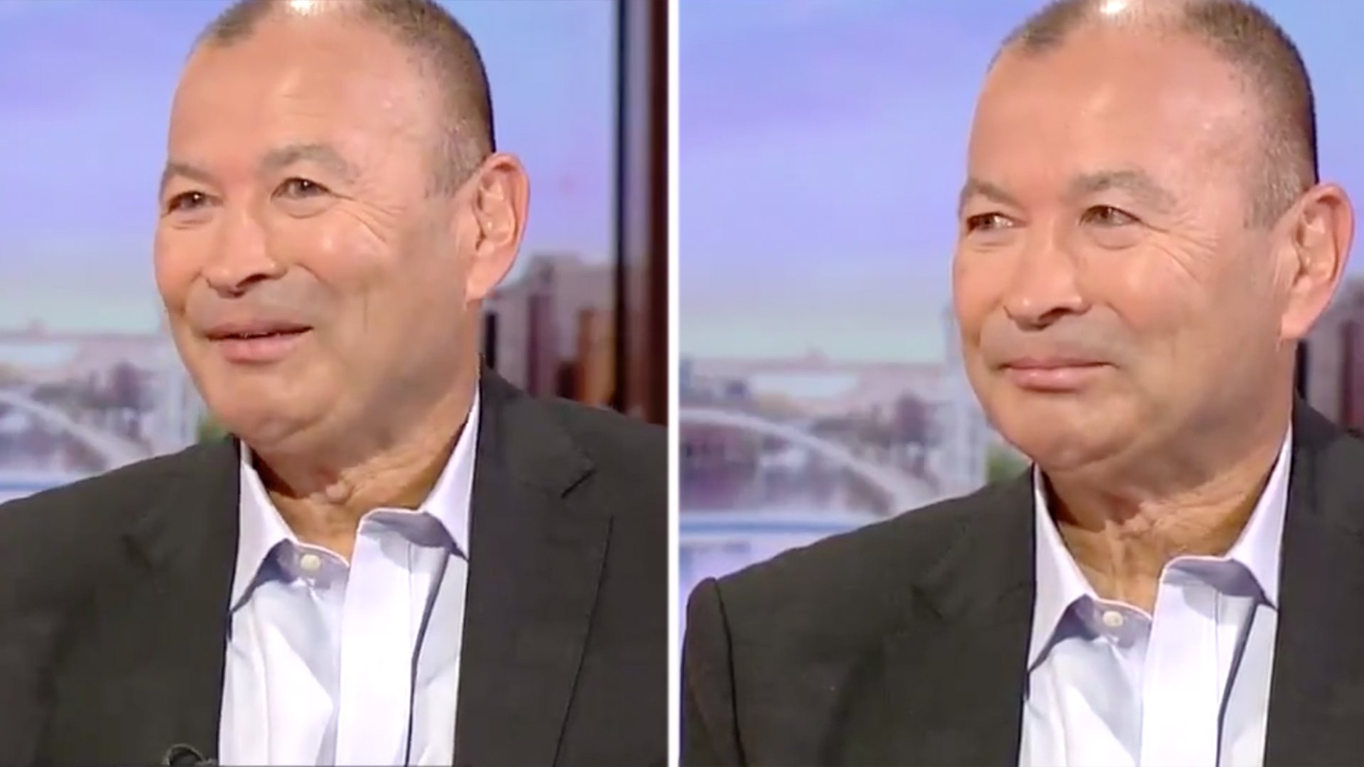 An emotional Eddie Jones appears on BBC Breakfast after World Cup