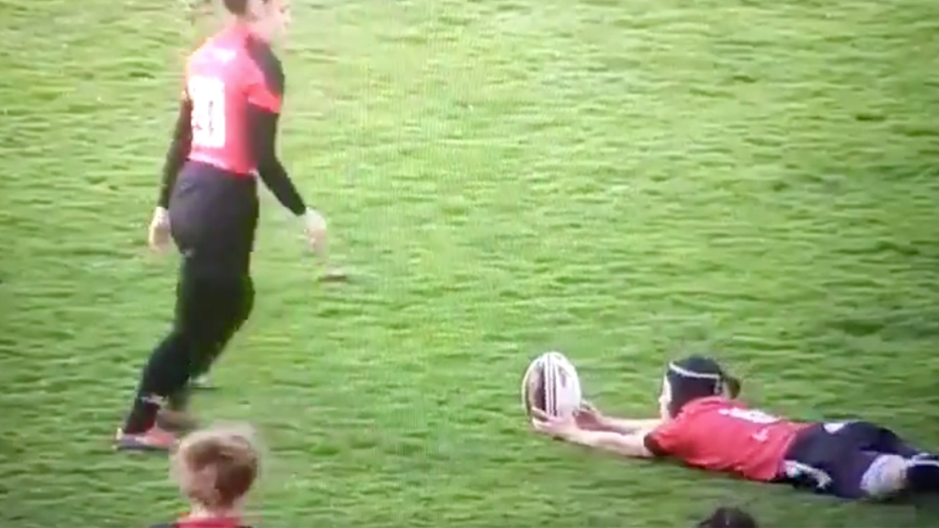 The worst attempt at a penalty kick in rugby has been found