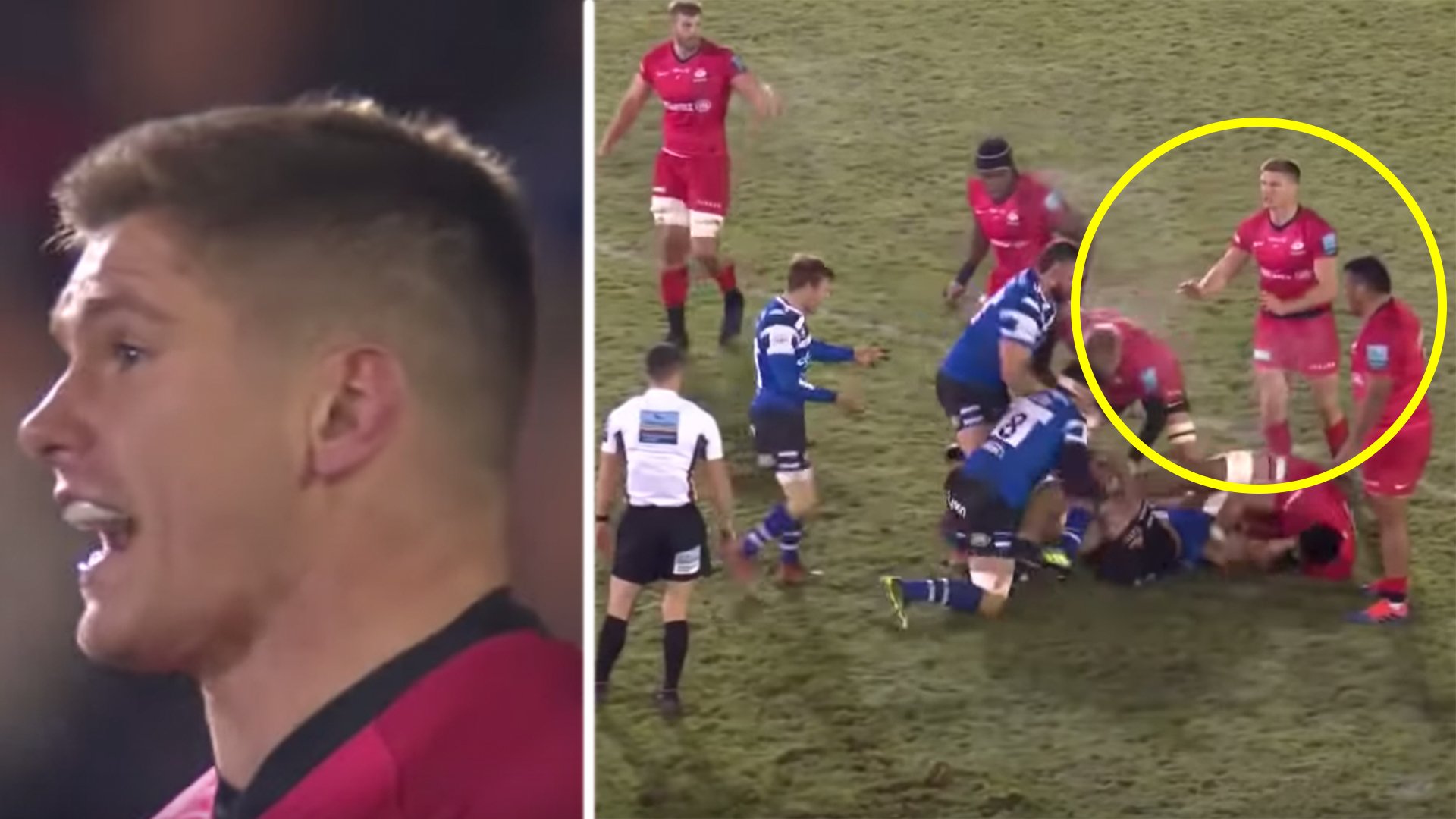 Footage of Owen Farrell's aggressive outburst at referee is evidence of World Cup final hangover