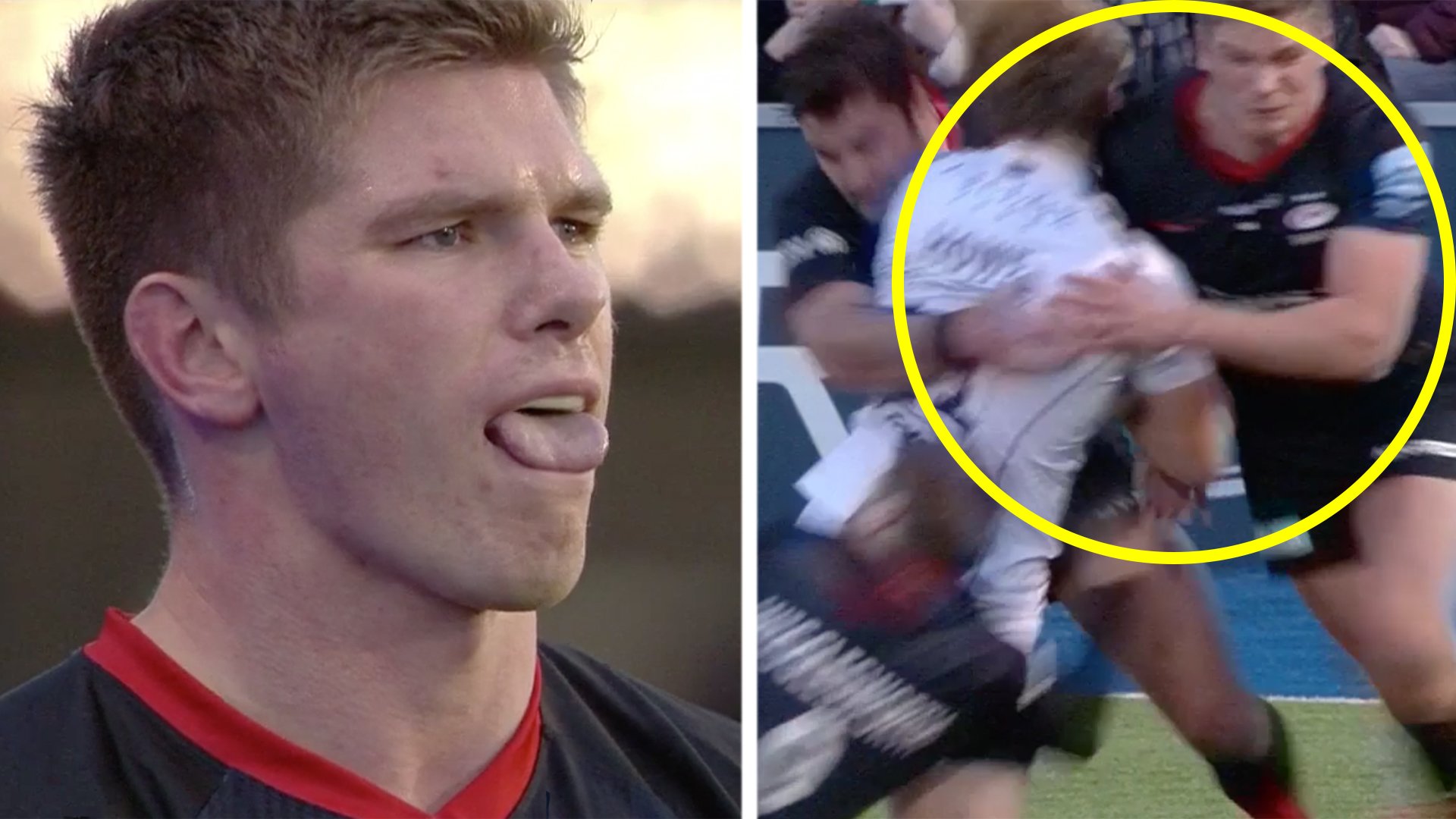 Rugby World in shock as Owen Farrell gets away with another satanic cheap shot