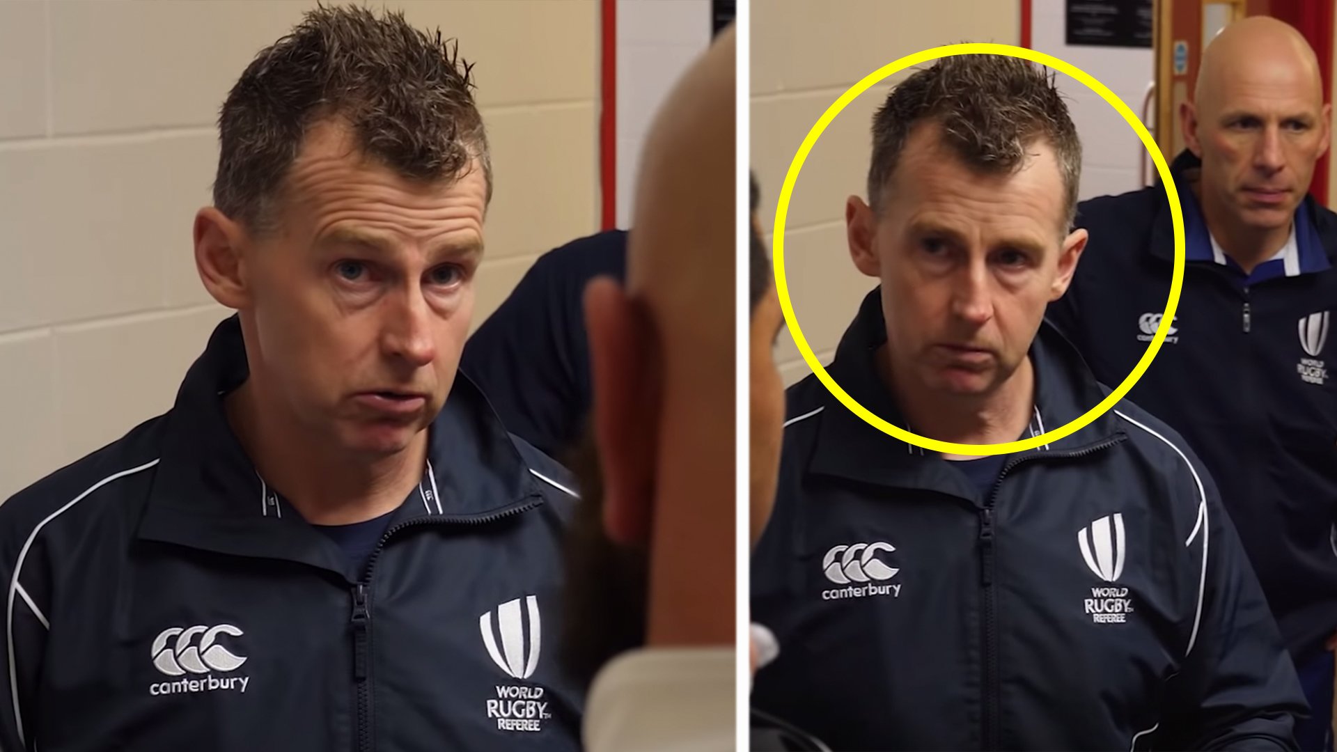 The incredible authority of rugby referee Nigel Owens is showcased in new documentary footage