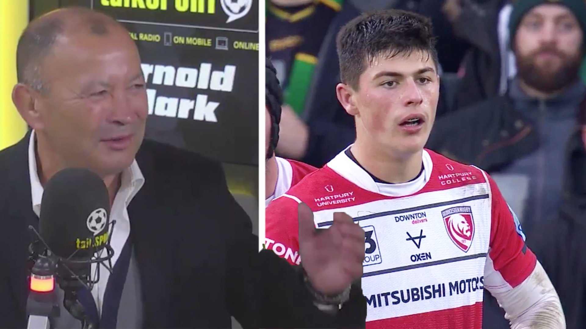 Highlight reel on teenage rugby star shows why Eddie Jones is trying to poach him from Wales