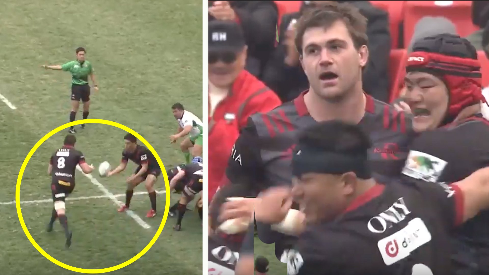 Video shows how current All Black is literally unstoppable in Japan's Top League