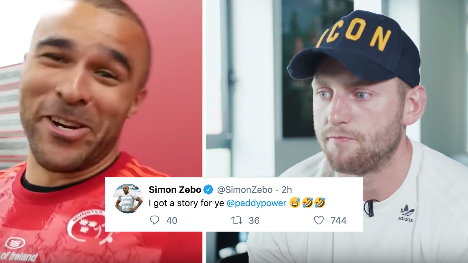 Simon Zebo is driving the Internet crazy after Finn Russell is rejected by Scotland