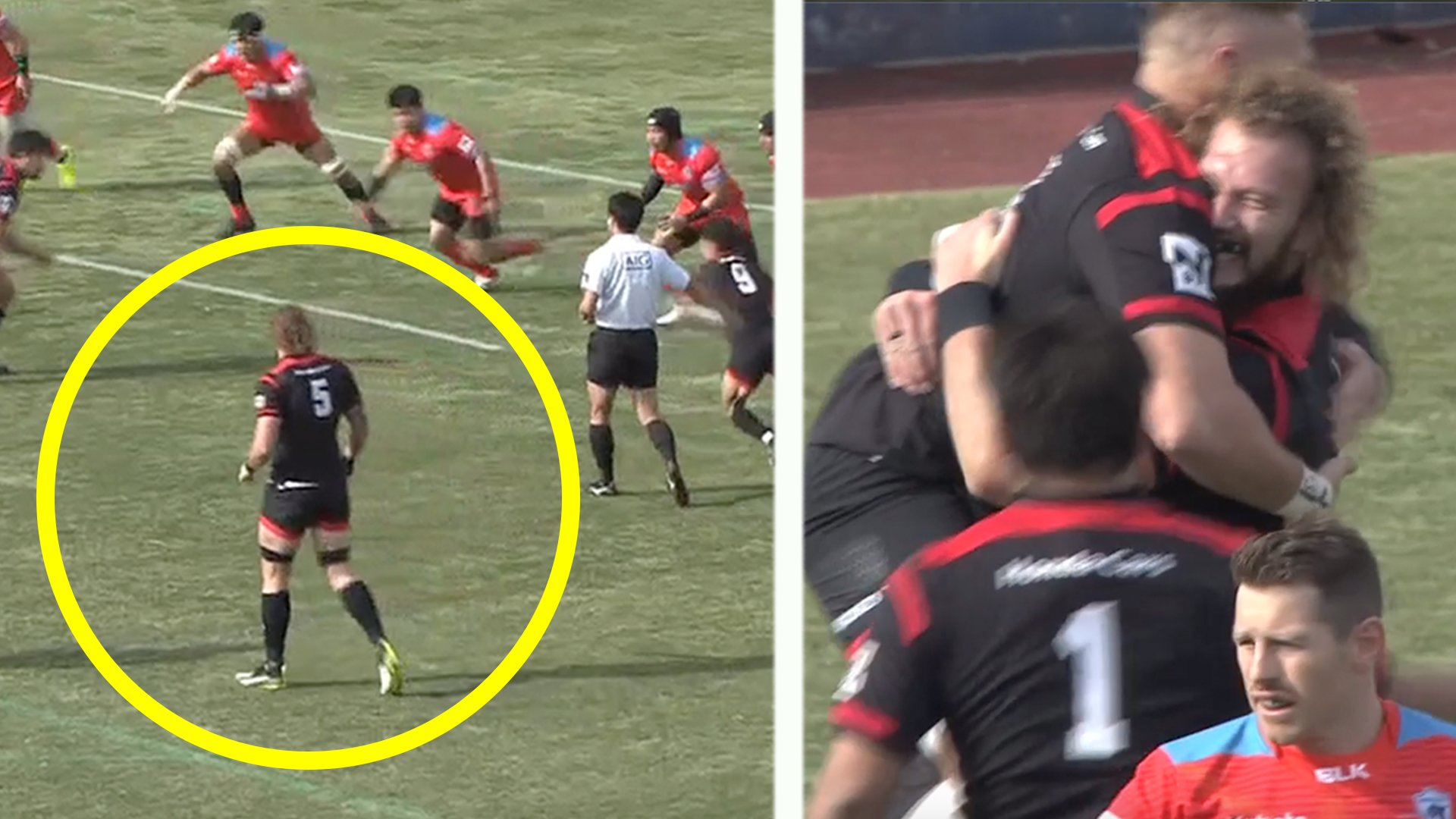 South African lock runs rampage in Japan, other players physically can't touch him