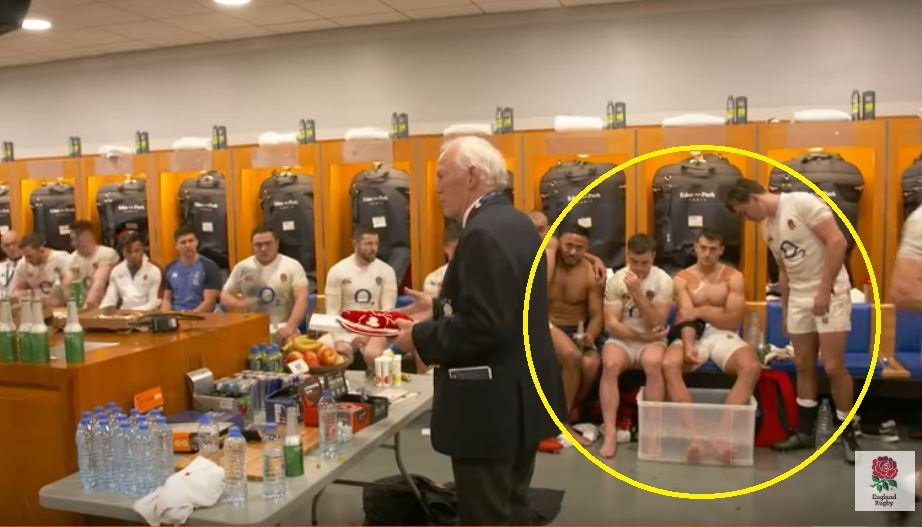 The grim scenes in the England changing room after loss to France