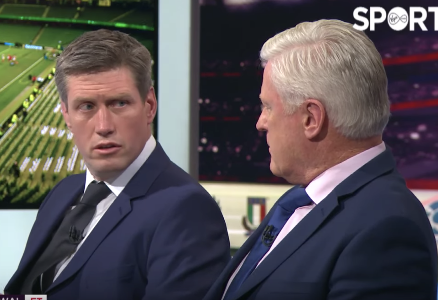 Ronan O'Gara schools pundit in heated debate over Ireland rugby | Rugby ...