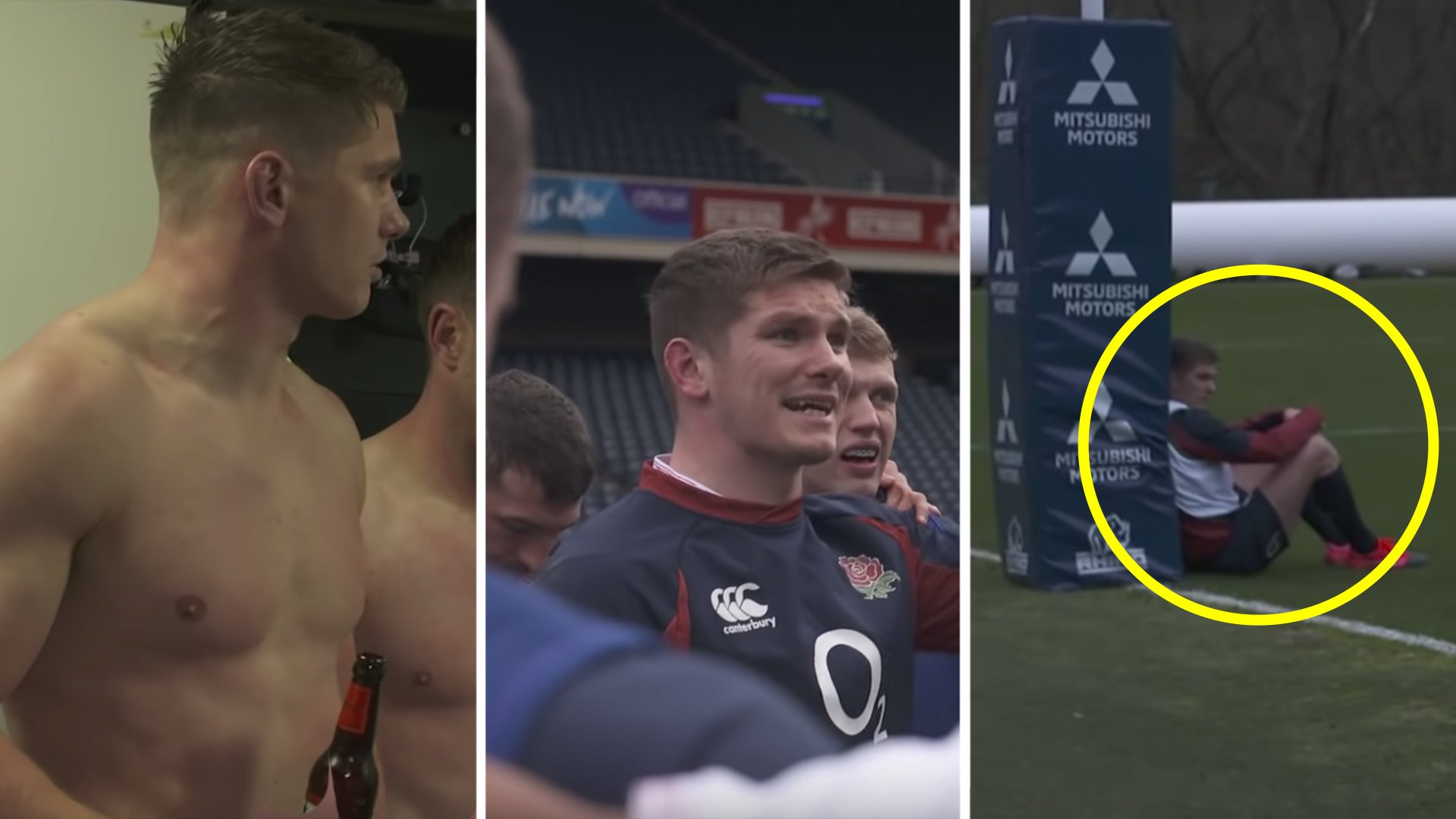 Owen Farrell's incredible leadership on display in behind the scenes footage before Scotland match