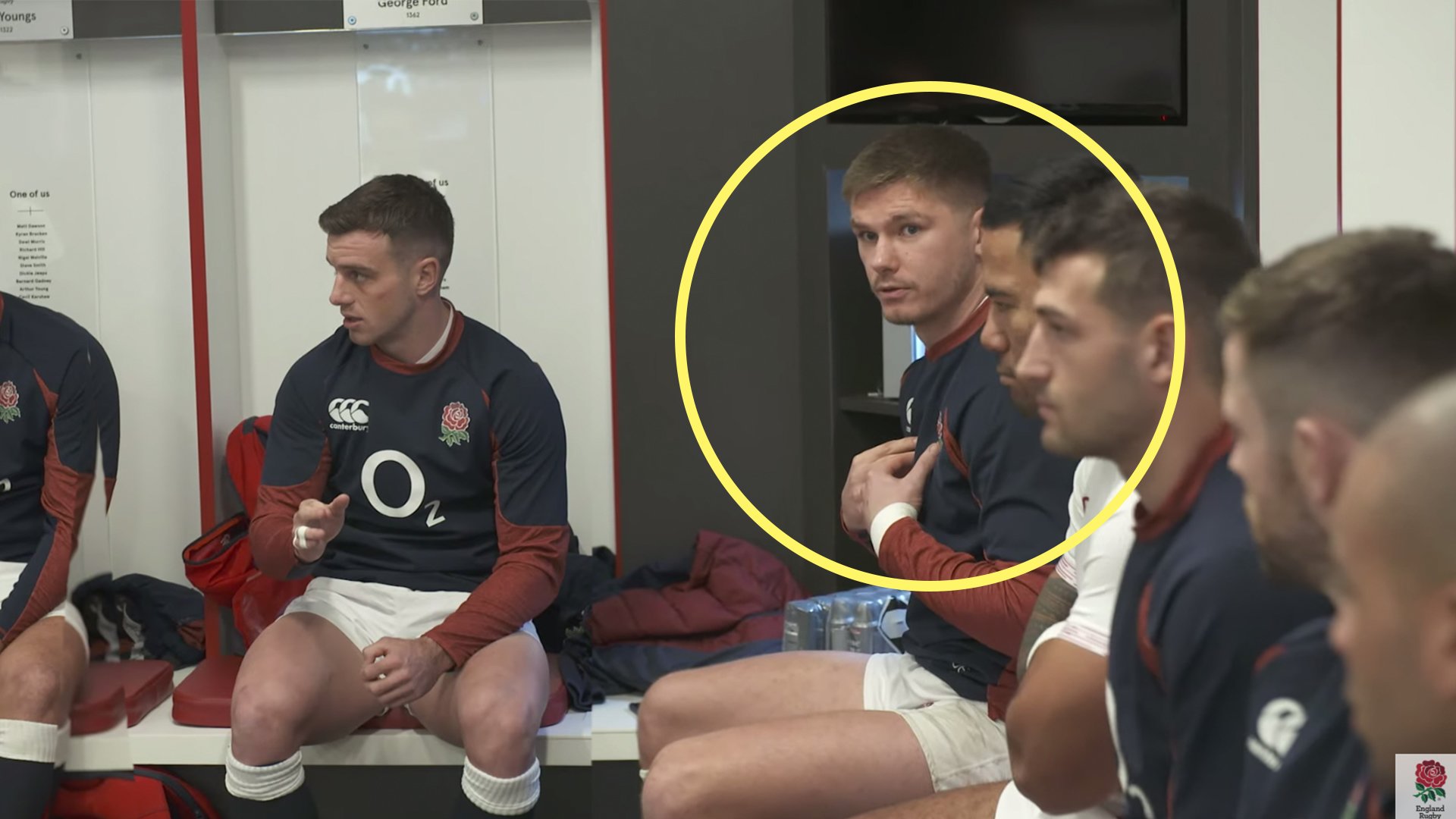 Incredible half time footage of Owen Farrell shows just how important he is to this England team