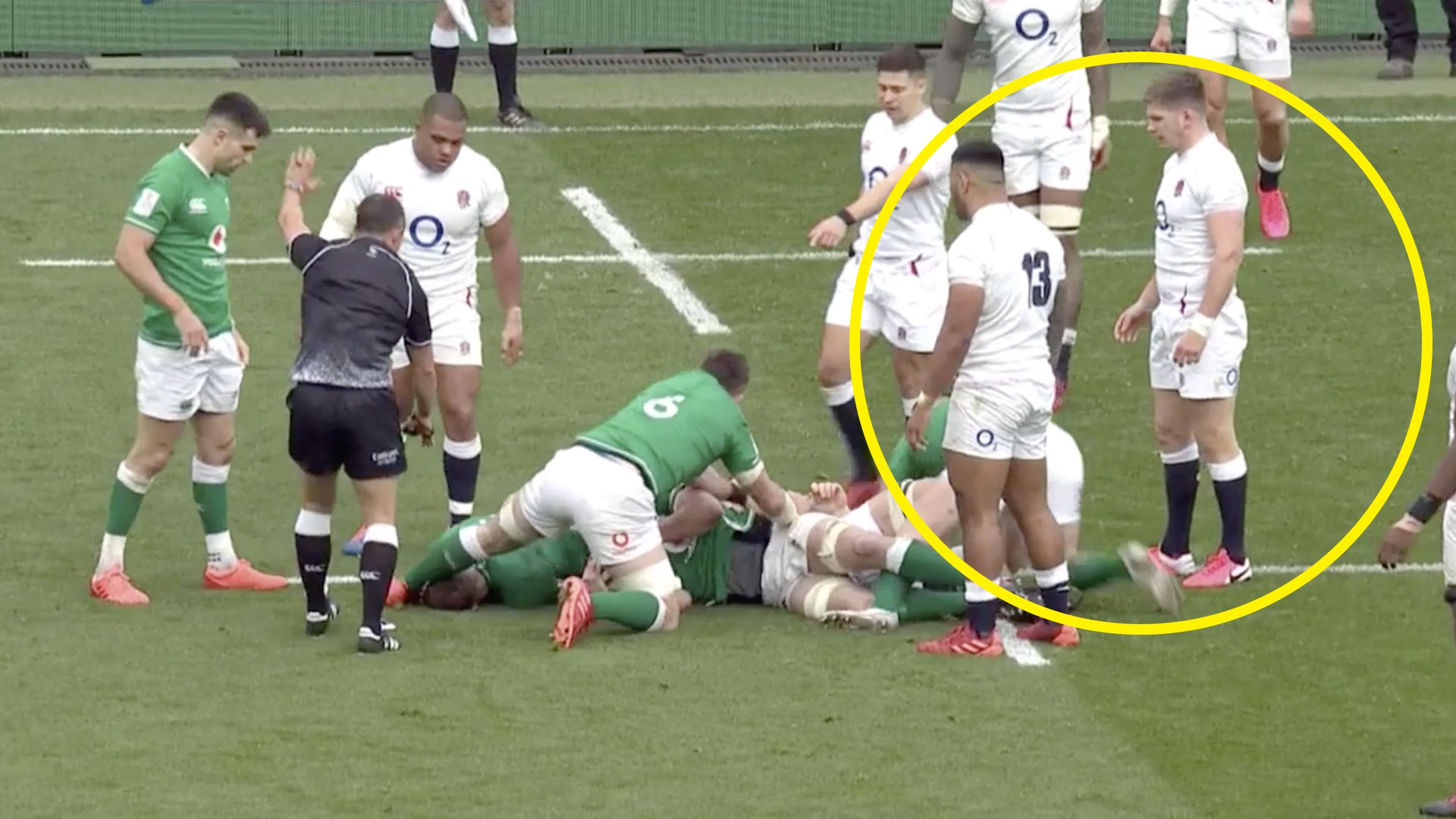 Owen Farrell's reaction when he saw Jordan Larmour was injured tells you everything about what he's really like