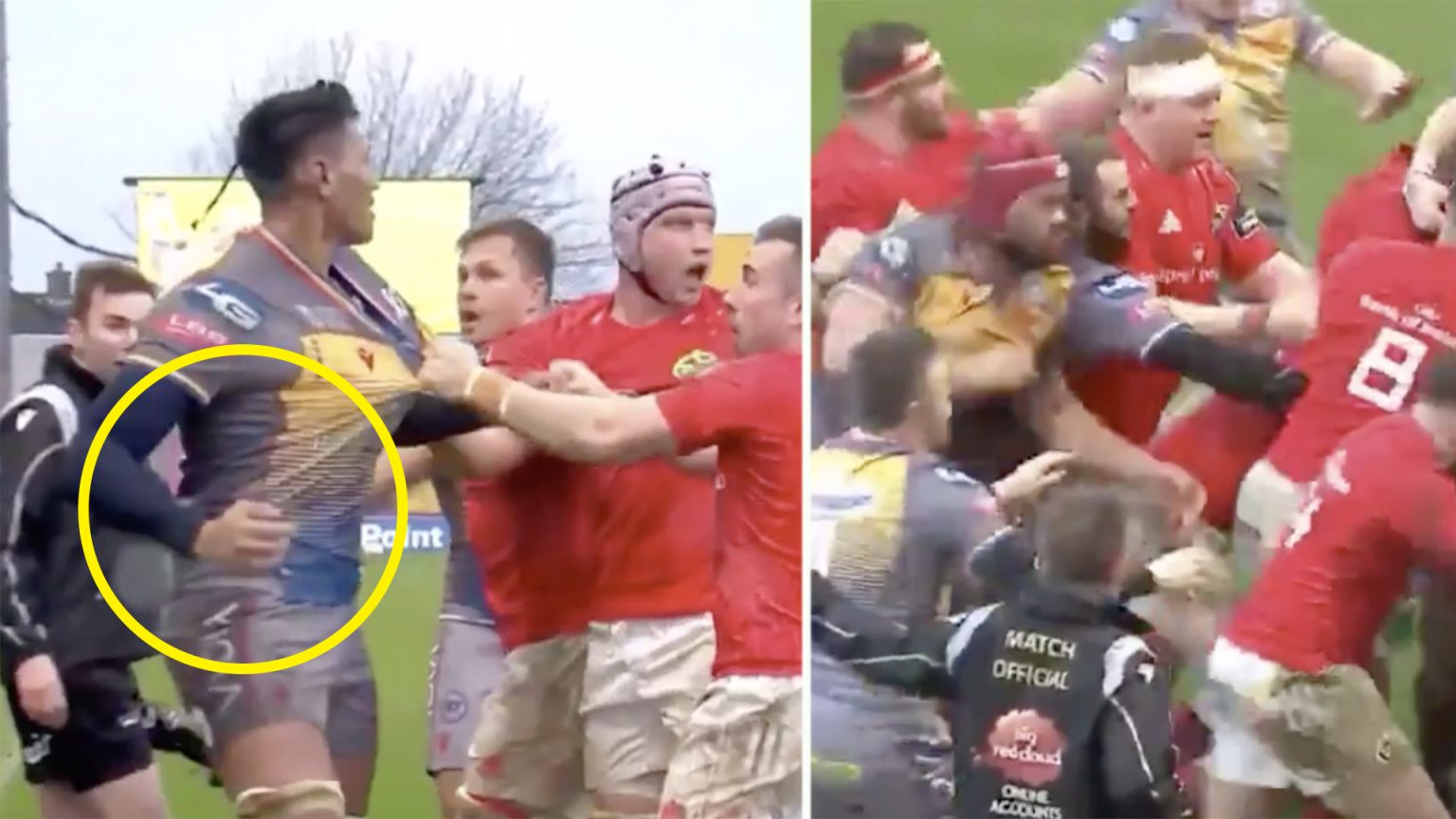 Rugby fans disgusted as player punches opposition twice in vicious ...