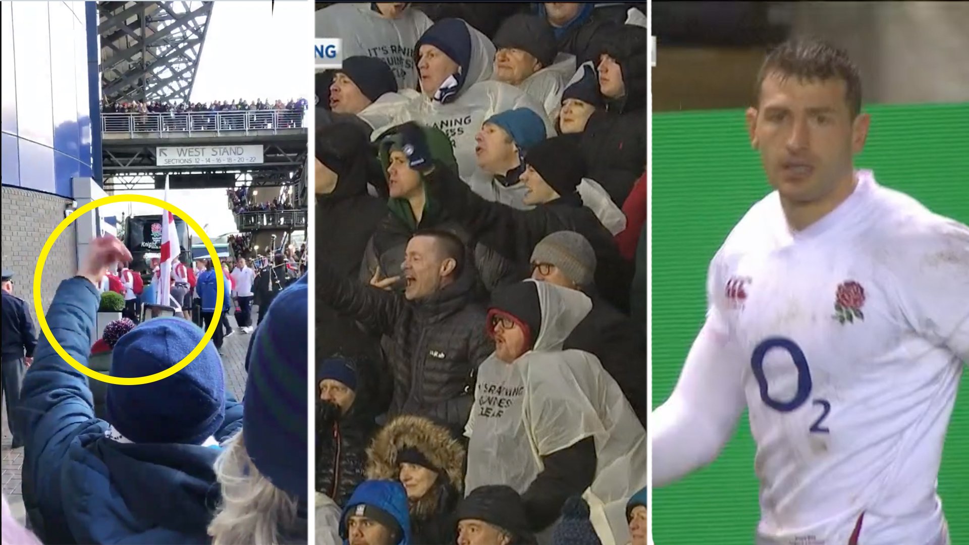 Scottish fans widely condemned for thuggish behaviour at England Scotland match