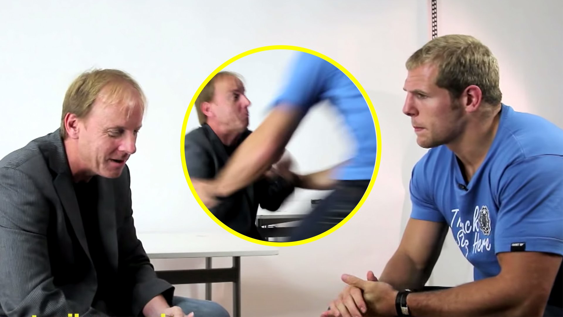 The Moment James Haskell Ruined A Reporter During A Live Interview