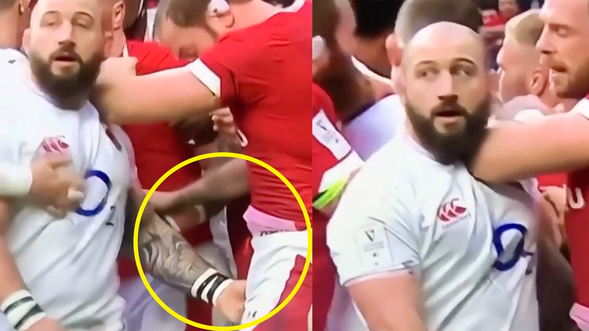 Rugby World is losing it's mind after Joe Marler takes Alun Wyn Jones literally into his own hands