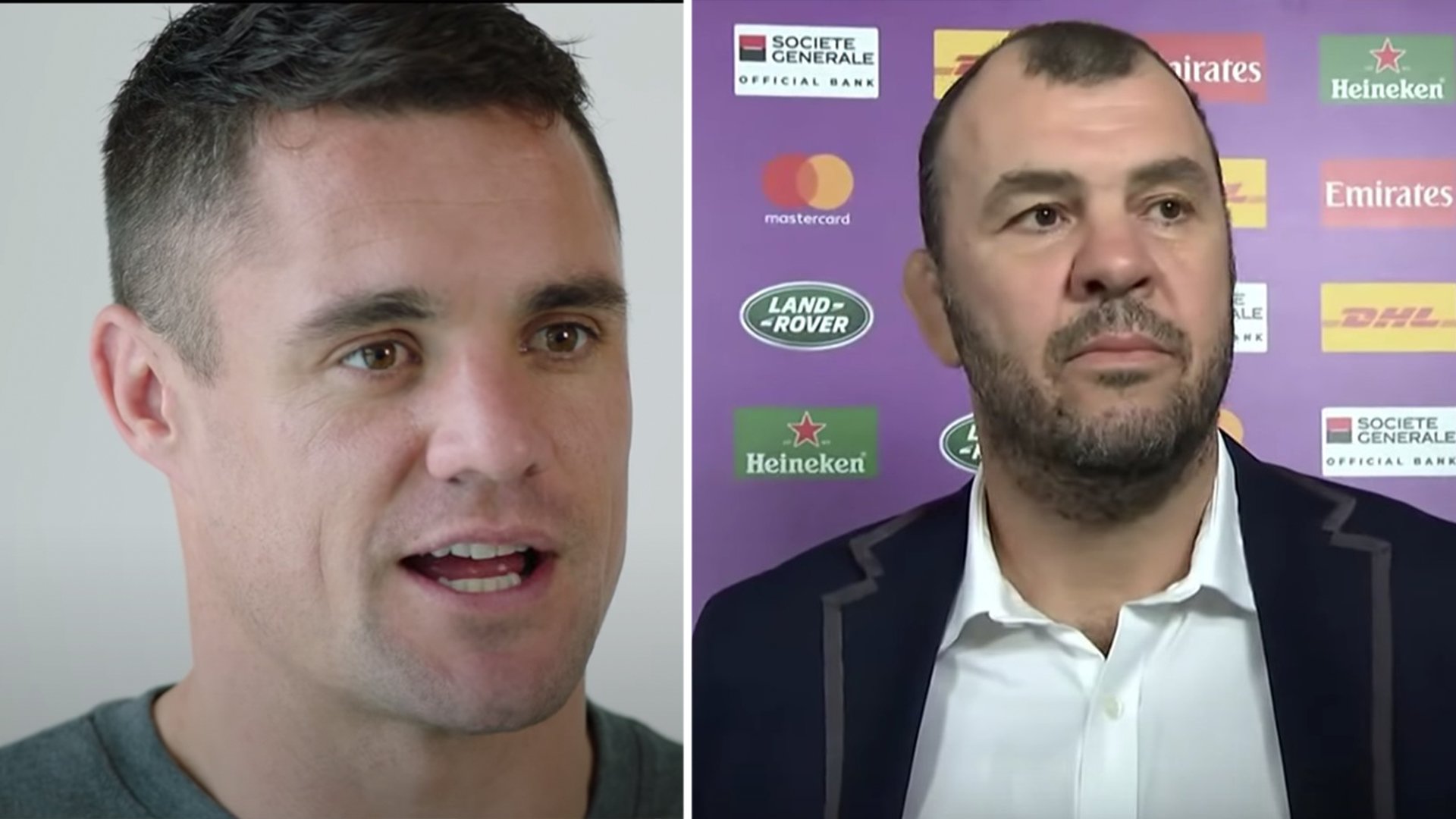 Dan Carter has just roasted Michael Cheika and Australia's win record to his face on video