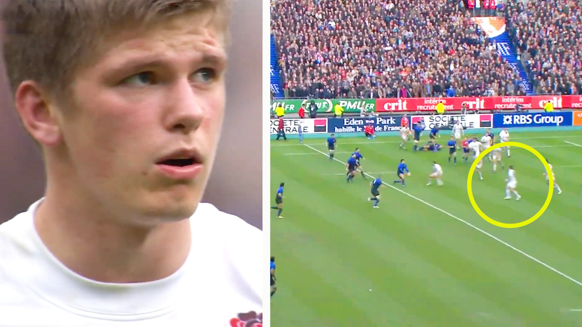 New video shows moment that Owen Farrell truly arrived on international stage with match winning intervention