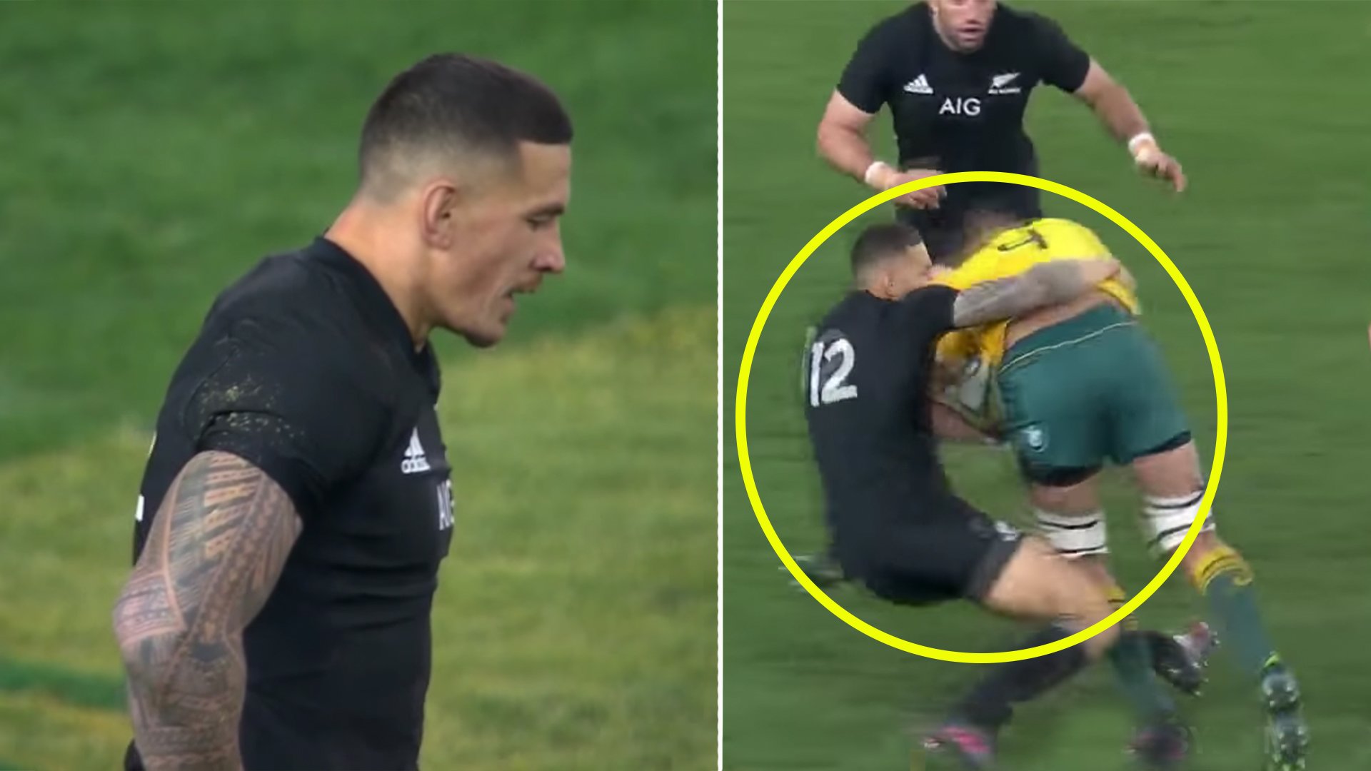 Incredible act of bravery as a concussed Sonny Bill Williams refuses to leave the defensive line