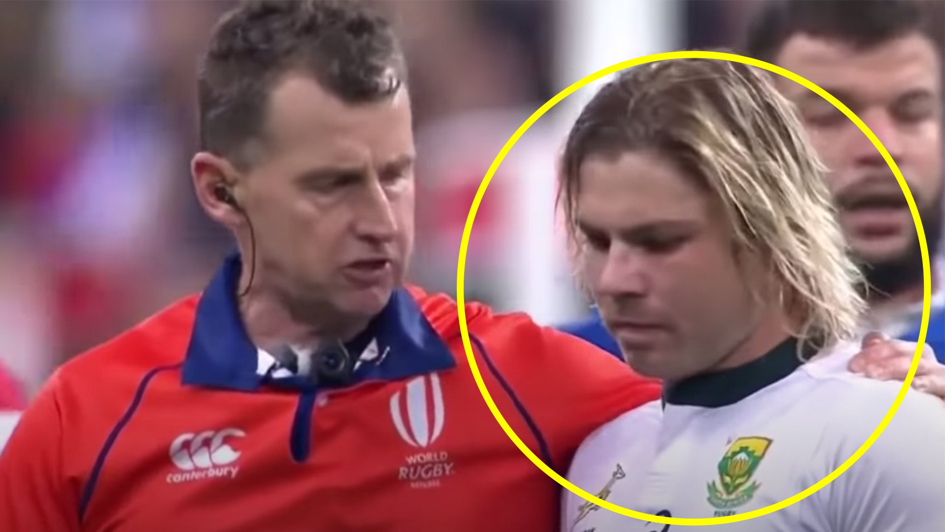 The way in which rugby referee Nigel Owens masterfully manages players on the field is displayed in new compilation
