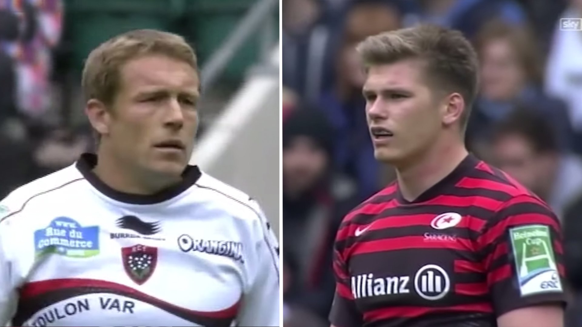 Toulon have just released full footage of the moment when Jonny Wilkinson put Farrell back in his place