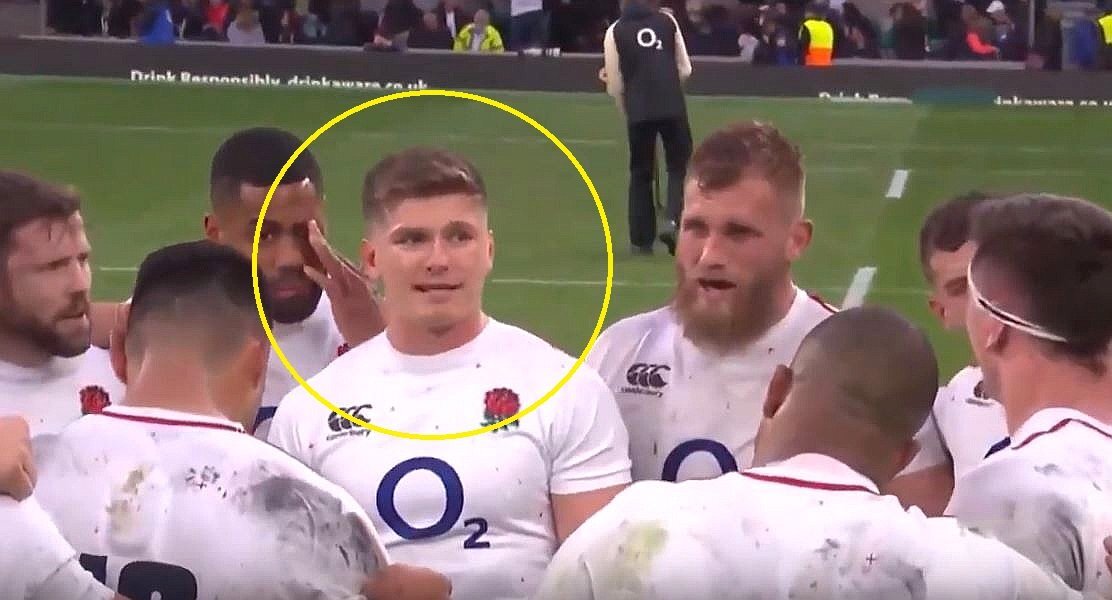 Shocking leaked audio reveals words that Owen Farrell had to say about the Welsh at half time