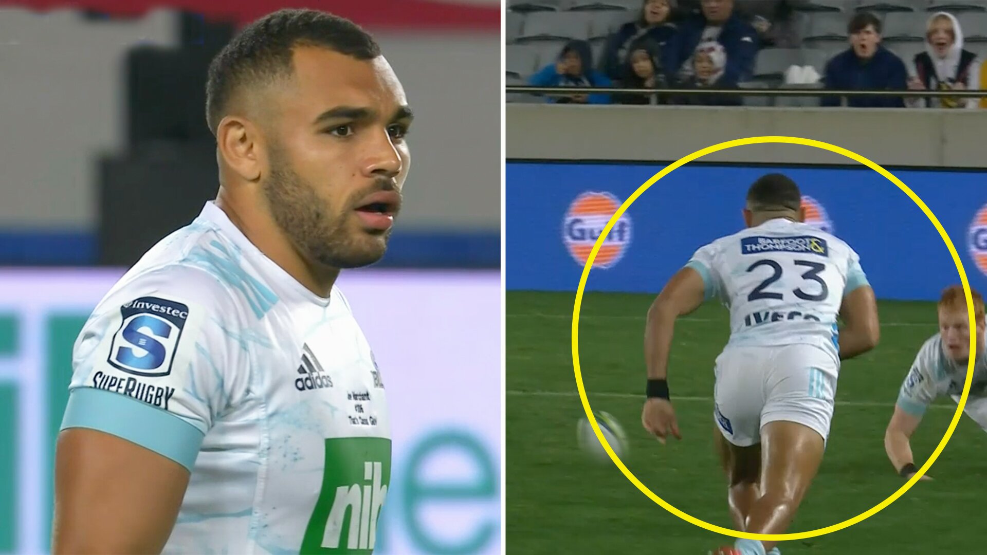 England star Joe Marchant lights up Super Rugby in final match back for the Blues