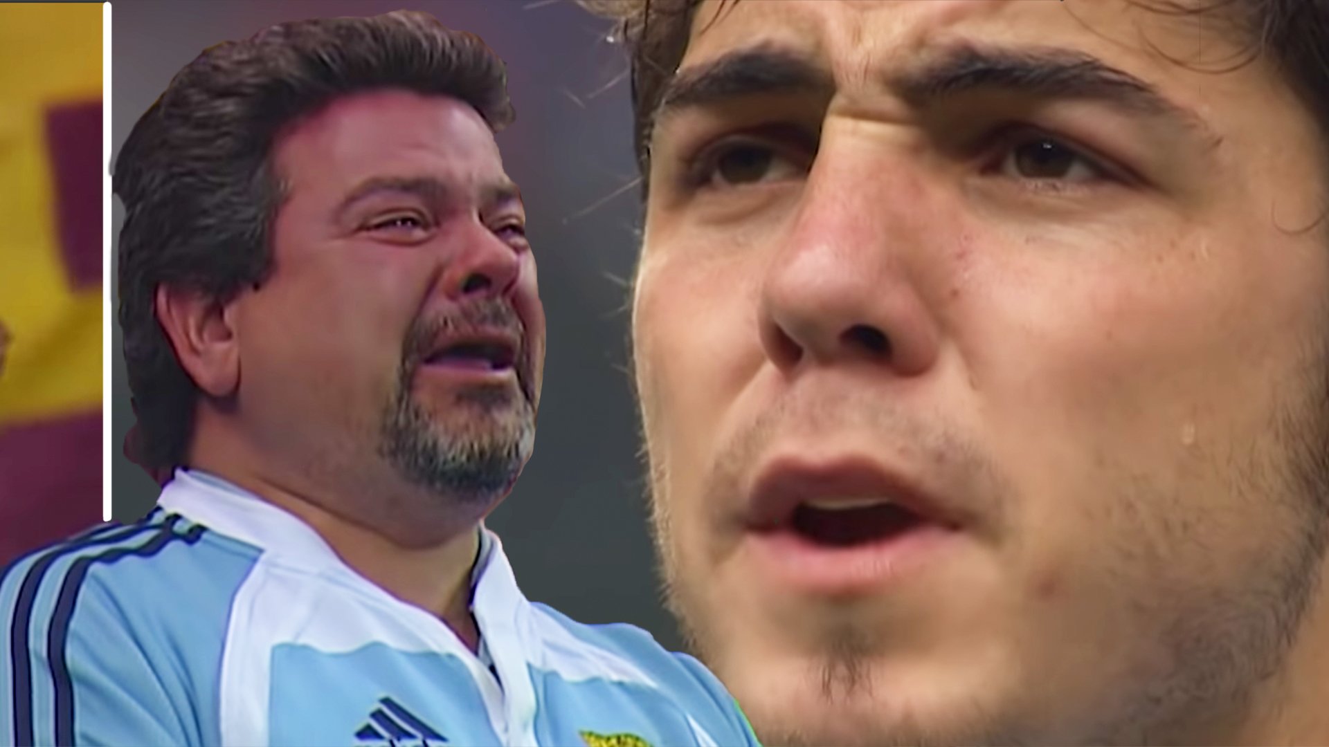 New video shows whole of Argentina team reduced to tears in fierce anthem before famous win