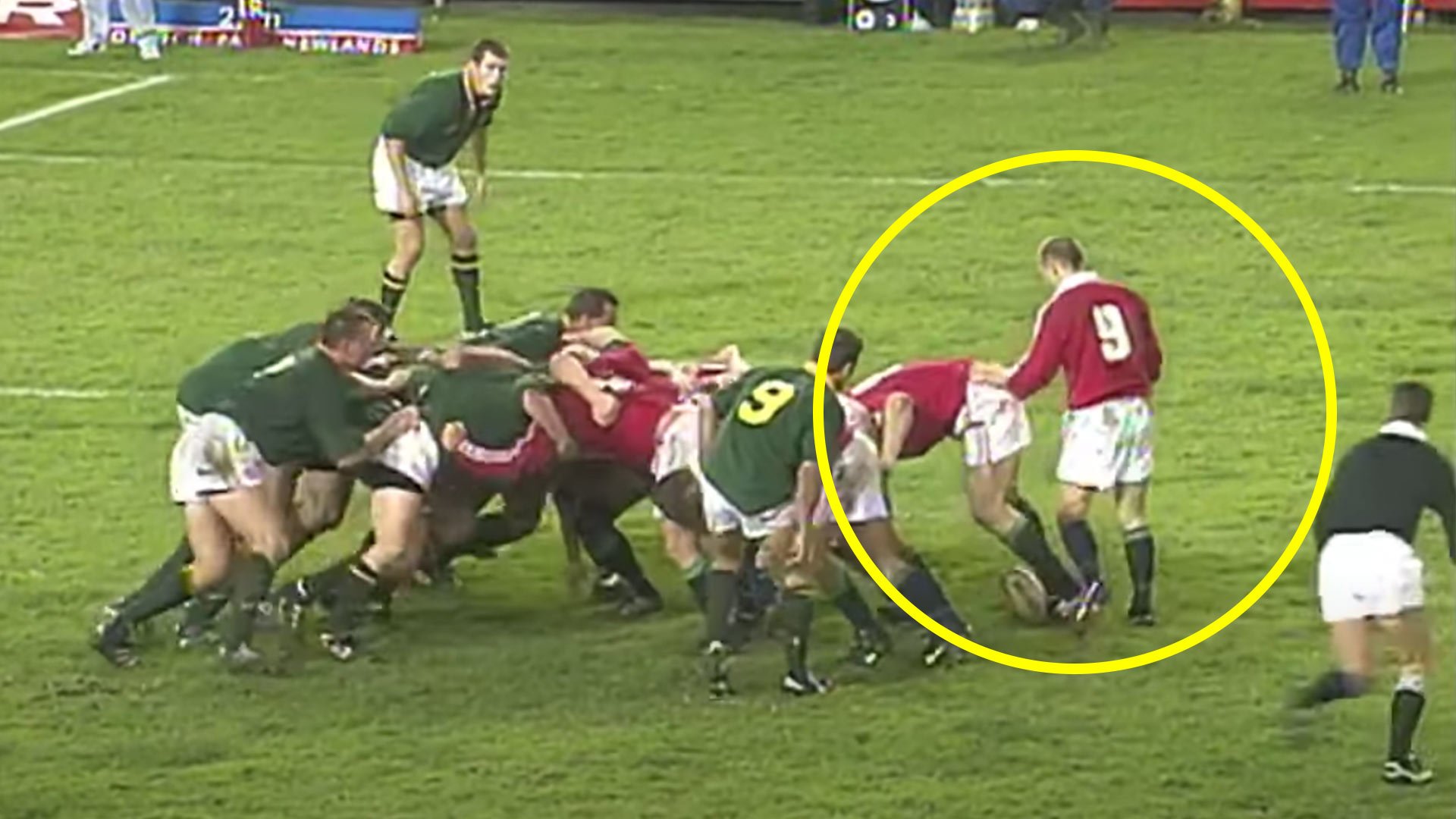 Footage is released showing the time when Matt Dawson humiliated the Springboks with one pass