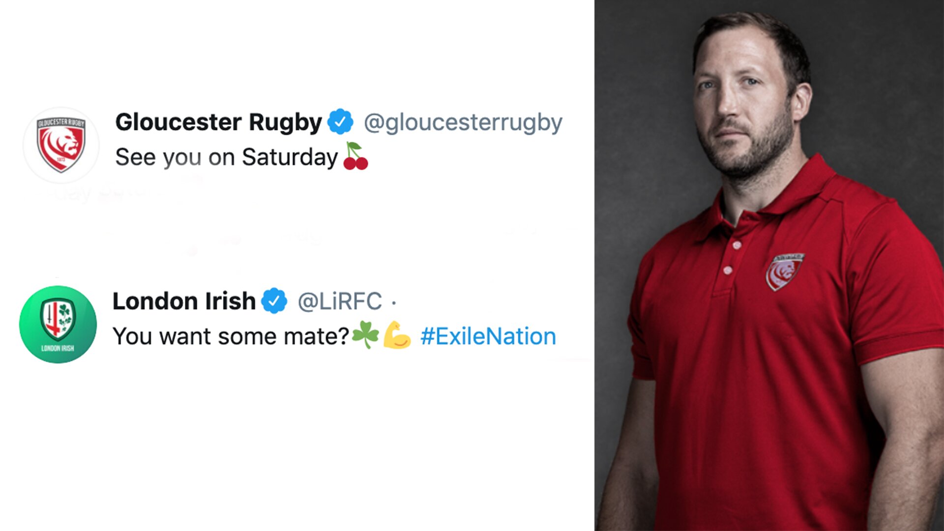 Gloucester and London Irish are going at it online in fiery social media spat