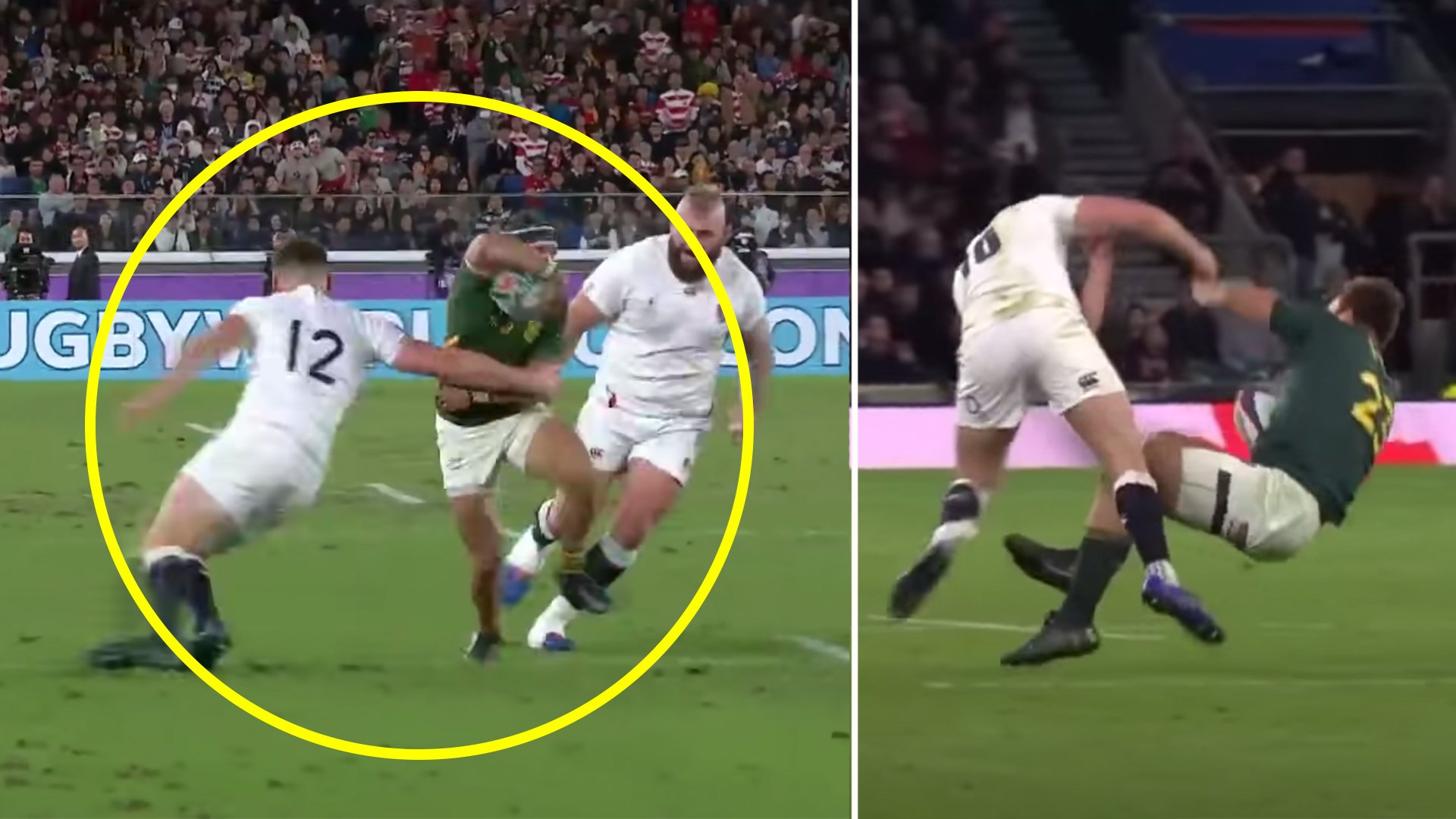 Someone has finally made a compilation of all Owen Farrell's defence and it's so bad