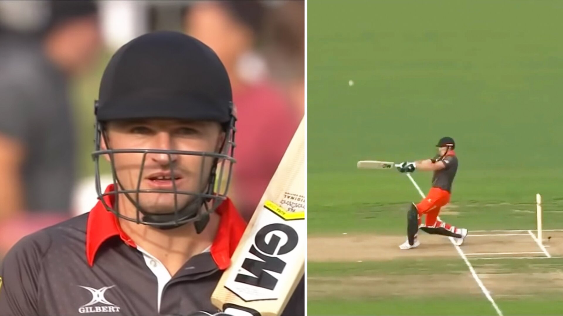 No one knew what to expect when Beauden Barrett played cricket on live television