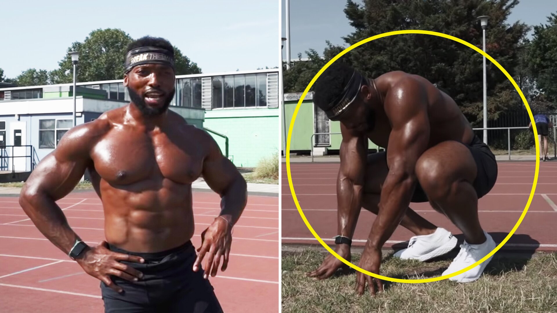 If you ever wondered how a bodybuilder would cope playing rugby - watch this